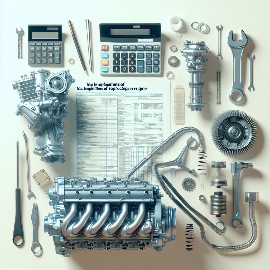 Les implications fiscales du remplacement d’un moteur.