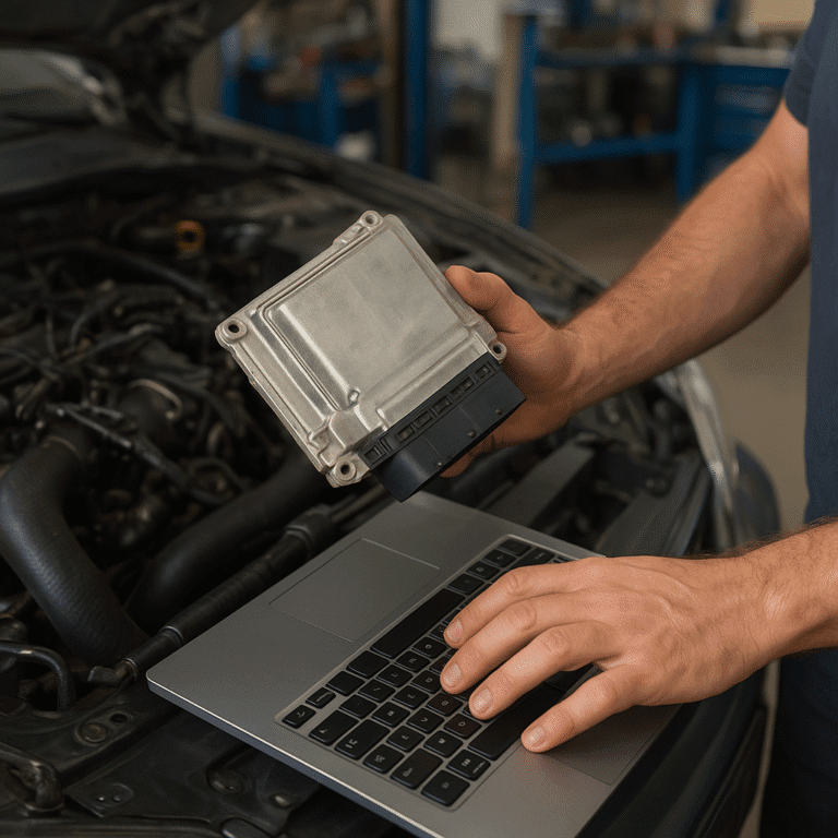 Comment se déroule la mise à jour du calculateur moteur