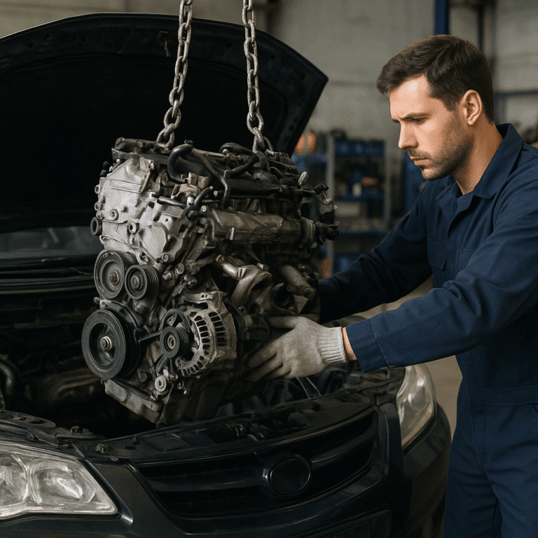 Les délais moyens pour un remplacement moteur complet