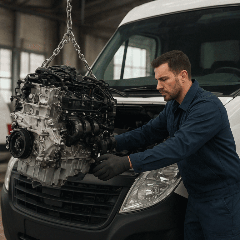 Le remplacement de moteur dans les flottes professionnelles