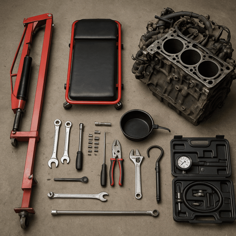 Les outils indispensables pour un remplacement de moteur