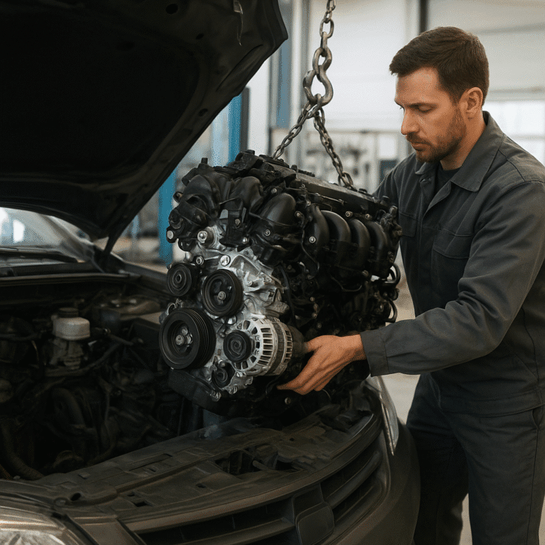 Le remplacement du moteur et la conformité constructeur