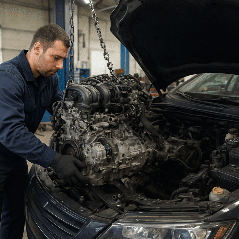 Le remplacement du moteur sur les voitures automatiques