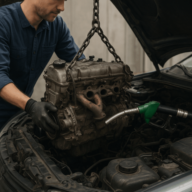 Le remplacement moteur et la consommation de carburant